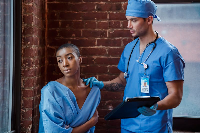 Consultation médicale avec un patient