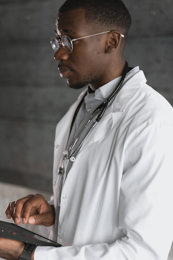 Patient utilisant l'application mobile